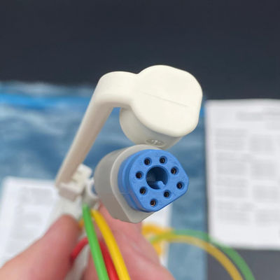 Drie gids Europese standaardklem met bloedzuurstofconnector EKG 3-lead grabber REF:989803171911