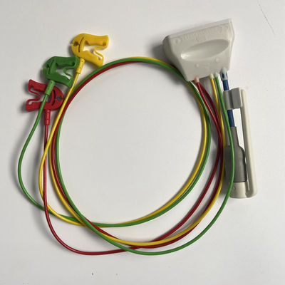 Drie gids Europese standaardklem met bloedzuurstofconnector EKG 3-lead grabber REF:989803171911