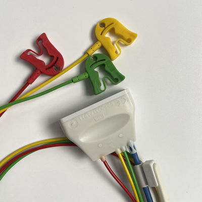 Drie gids Europese standaardklem met bloedzuurstofconnector EKG 3-lead grabber REF:989803171911