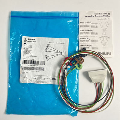 ECG 5-Lead Grabber AAMI Tele REF: 989803171831 Voor IntelliVue MX40 Patiëntmonitor
