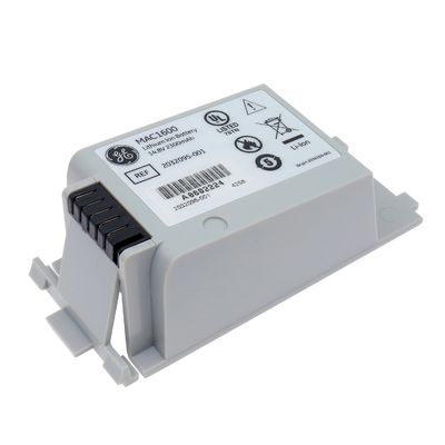 GE MAC1600 ECG-machinebatterij 14,8V 2,3Ah 37Wh REF 2032095-001