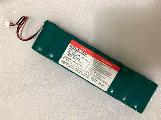 NIHON KOHDEN ECG-1250P, ECG-2110 Elektrokardiogrammachine Originele batterij Groen Itemnummer SB-901D Of SB-901DC