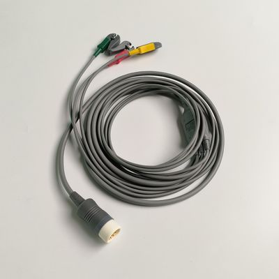 PHILIP Original Efficia Combined Cable/3-Leadset Grabber IEC. Machine End Round 12-Pin,REF: 989803160741