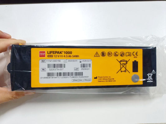 REF:1141-000156 Batterijen voor medische apparatuur Medtronic LIFEPAK 1000 Defibrillatorbatterij 12V 4.5Ah 54Wh