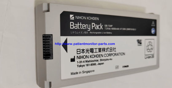 NIHON KOHDEN Patiëntmonitor Oorspronkelijke batterij SB-720P 7.2 V 6600 Mah 47.5Wh 21NR19/65-3