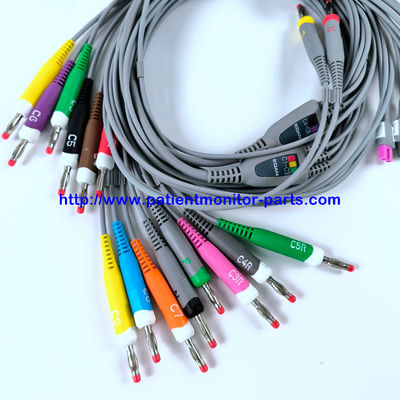 EDAN EKG CABLE 18-Lead 4MM Banana IEC Herbruikbaar REF EL16DIB181 IPN 01.57.471394