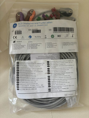 GE 2104749-001 -Conjunto 10 Lead ECG Leadwires And Trunk CABLE,AHA