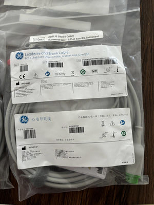 GE Looddraad en Trunkkabel REF: 5831398 ECG 3-LEIDINGSKABEL NIET-AFNEEMBAAR GRIPPER AHA 4,7M 15FT