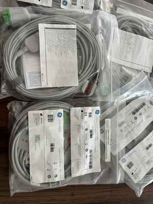 GE Looddraad en Trunkkabel REF: 5831398 ECG 3-LEIDINGSKABEL NIET-AFNEEMBAAR GRIPPER AHA 4,7M 15FT