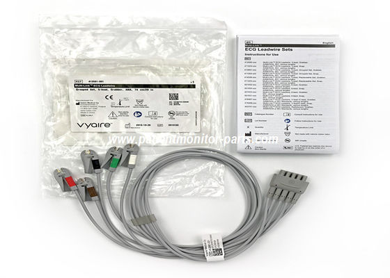 Multi-Link ECG Leadwire Groepeerd Set,5 Lead Grabber AHA 74CM / 29IN PN 412681-001