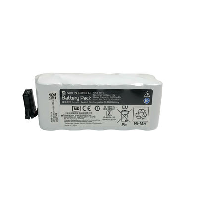NIHONKOHDEN NKB-301V Verzegelde oplaadbare Ni-MH batterij Nominale spanning 12v Nominale capaciteit 2800mAh