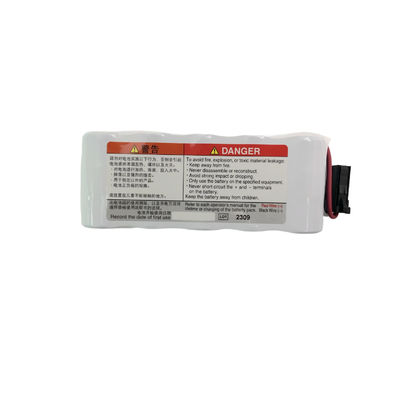 NIHONKOHDEN NKB-301V Verzegelde oplaadbare Ni-MH batterij Nominale spanning 12v Nominale capaciteit 2800mAh