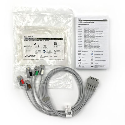 GE Ref:412681-001 Multi-Link ECG Leadwire Group Set,5 -Lead,Grabber,AHA 74 CM /29 IN