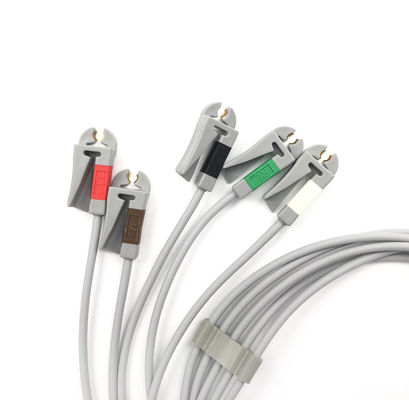 GE Ref:412681-001 Multi-Link ECG Leadwire Group Set,5 -Lead,Grabber,AHA 74 CM /29 IN