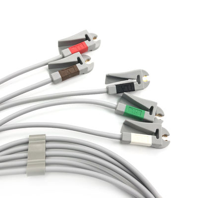 GE Ref:412681-001 Multi-Link ECG Leadwire Group Set,5 -Lead,Grabber,AHA 74 CM /29 IN