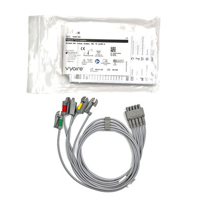 GE Ref:412681-003 Multi-Link ECG Leadwire Group Set,5 -Lead,Grabber,IEC 74 CM /29 IN