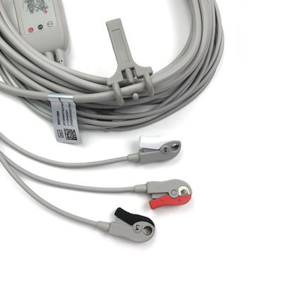 5831398 Leadwire And Trunk Cable ECG 3 Lead Cable Niet afneembare, Grabber, AHA,4.7M/15 FT