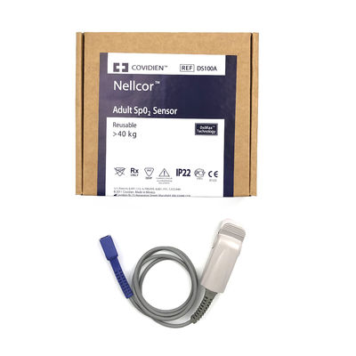 NELLOR REF DS100A SpO2-sensor voor volwassenen herbruikbaar voor meer dan 40 kg OxiMax technologie