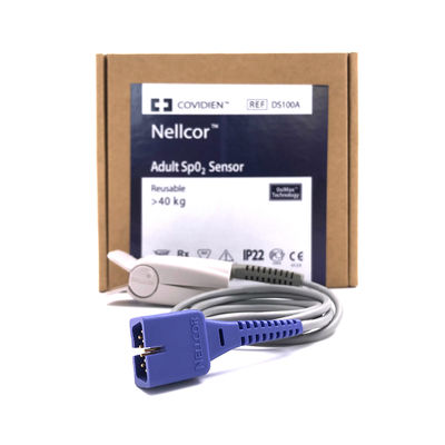NELLOR REF DS100A SpO2-sensor voor volwassenen herbruikbaar voor meer dan 40 kg OxiMax technologie