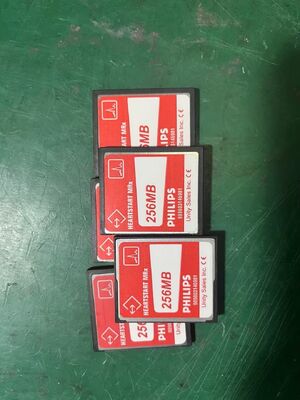 PHILIP M3535A/M3536A Defibrillator SD kaart PN 989803146981; 256mb