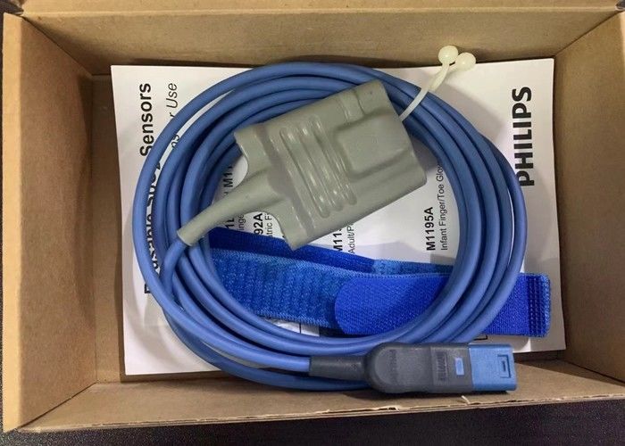 PHILIP M1191BL Volwassen Spo2 Sensor Herbruikbaar 3m D Hoofd 8 Pins Ref 989803144381