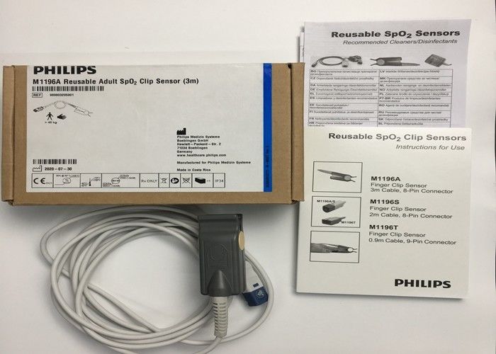 Phlip M1196A EKG vervangende onderdelen, Finger Clip Sensor 3M met 8 PIN connector