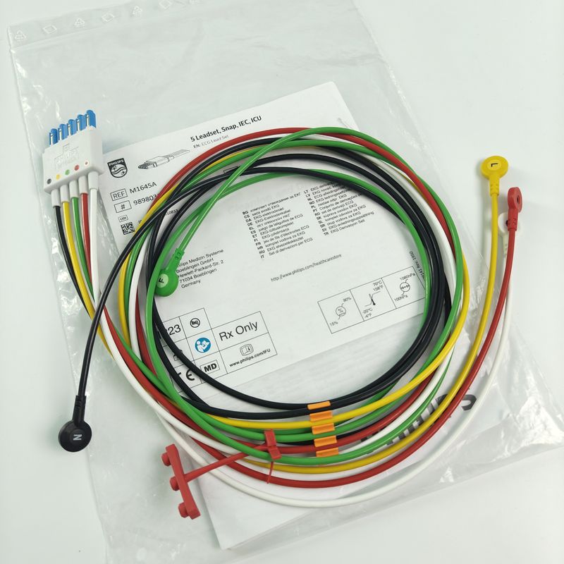 PHILIP Patient Monitor Originele CBL 5 Leadset Snap ICU REF M1645A 989803145001