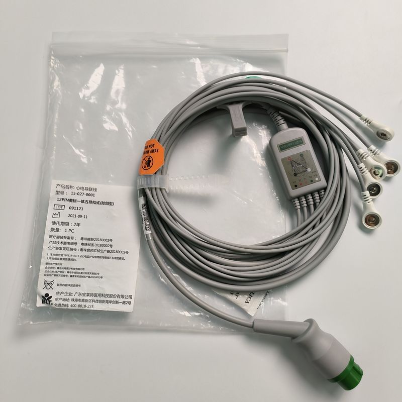 Geïntegreerde vijf-gids American Standard Medical Device Consumables AHA 15-027-0001 Code M0202432 Buitenstaand uitsteken