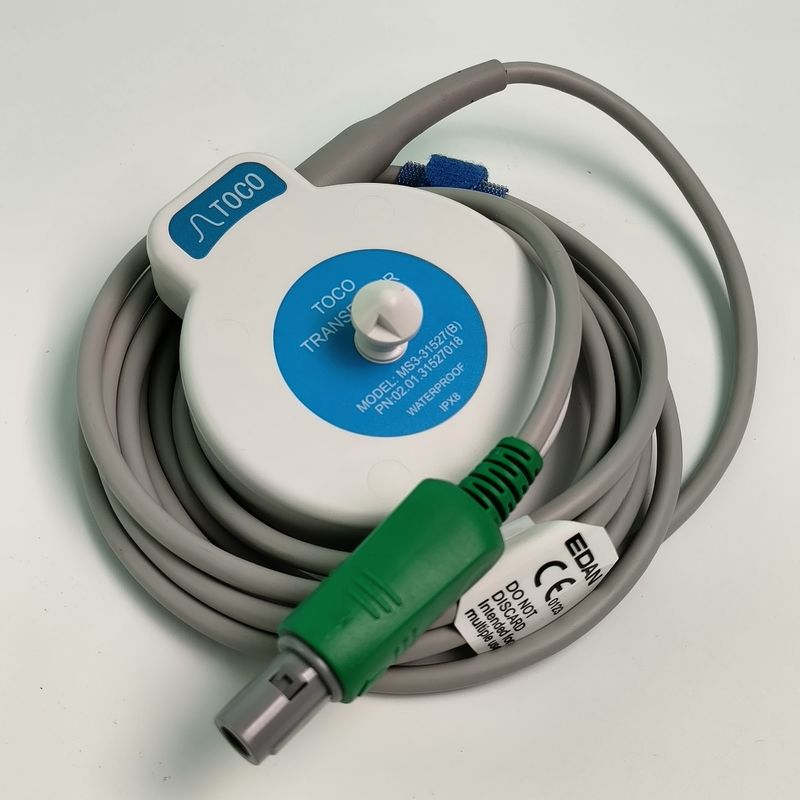 Fetale monitoring en baarmoedercontractie TOCO Probe 6 Pin Single Slot Blauw Model MS3-31527