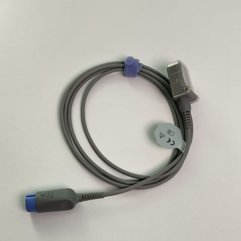 REF SHEC3 Bloedzuurstofverlengkabel 2M Blauw Ronde kop Single Slot 7 Pin L 2,0 meter