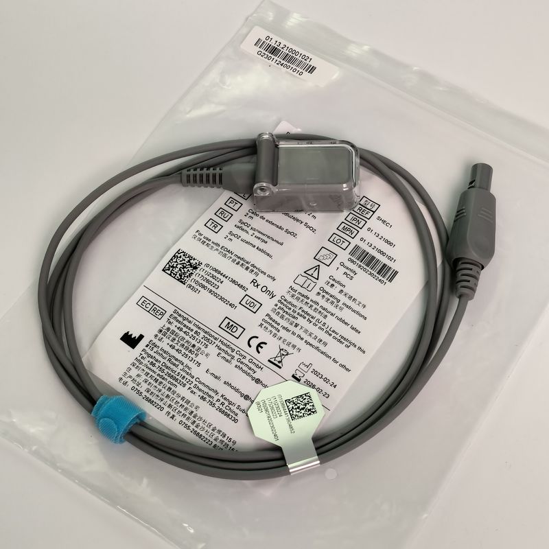 SHEC1 Bloedzuurstofproefverlengkabel 2M DB9 Adapter naar LEMO Plug 6 Pin Double Slot L2.0m