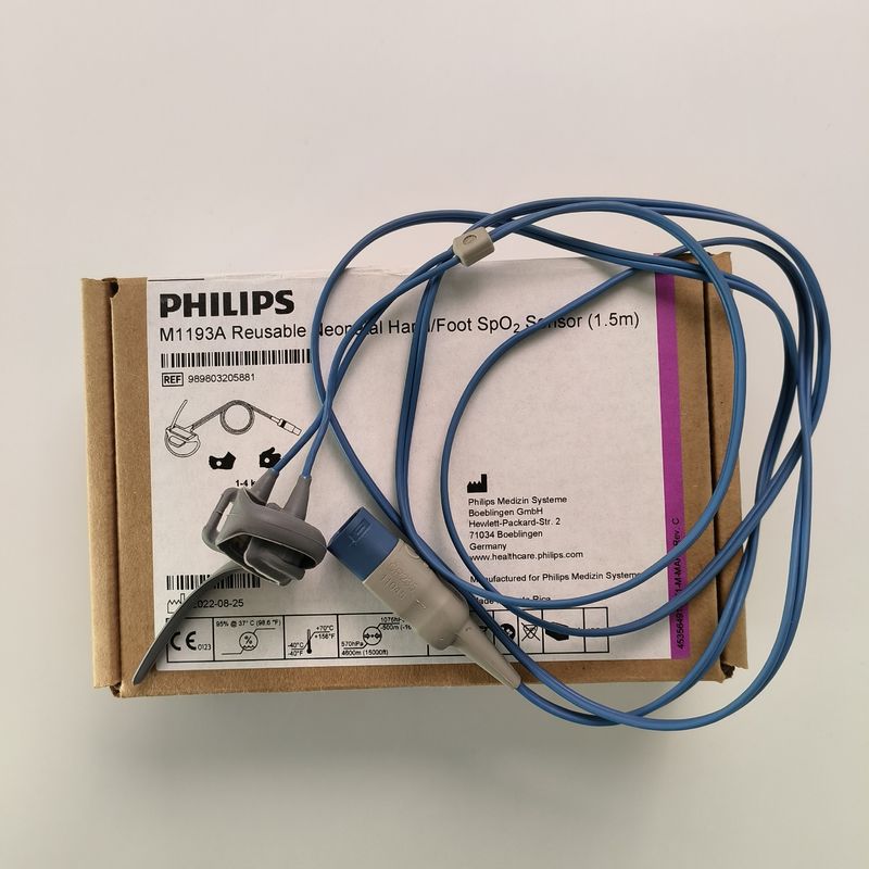 PHILIP Originele M1193A Herbruikbare Neonatale SpO2-sensor (1.5M) REF: 989803103241